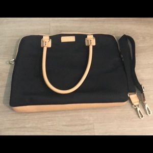 Kate Spade work/school bag black/beige EUC